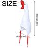 Outdoor Creative Big Goose Headgear White/Pink Soft Halloween Party Hat Unique Plush Cartoon Goose Hat Halloween Apparels