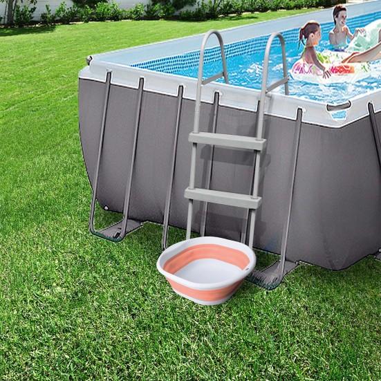 Faltbares Waschbecken aus Kunststoff, tragbares Pool-Fußbadbecken, Küche, Obst- und Gemüsewaschbecken, Fußbadwanne, Camping, Wäscherei, Autowaschbecken