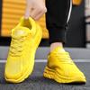 Men’s Black Sports Shoes Women White Running Sneakers Students Over Sized Basketball Shoes Couple Red Yellow Unisex Jogging Shoes