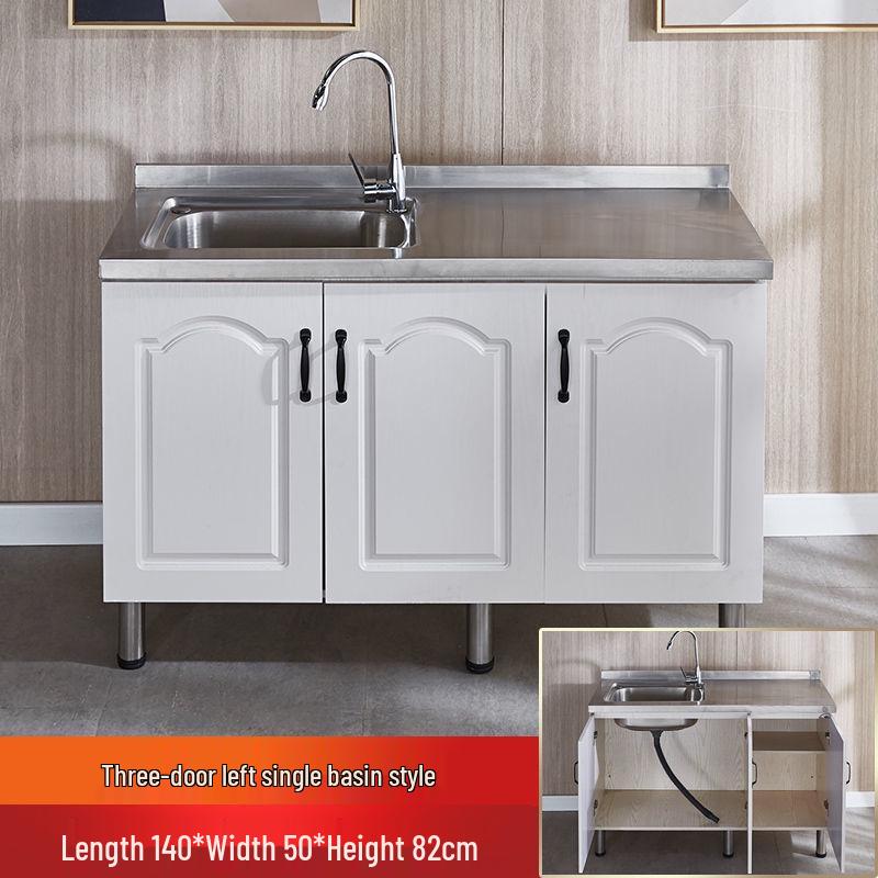 Economical Stainless Steel Kitchen Cabinet for Rental Homes