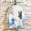 Men's Chinese Style Ice Silk Taoist Robe: Trendy Three-Piece Hanfu Tang Suit for Summer