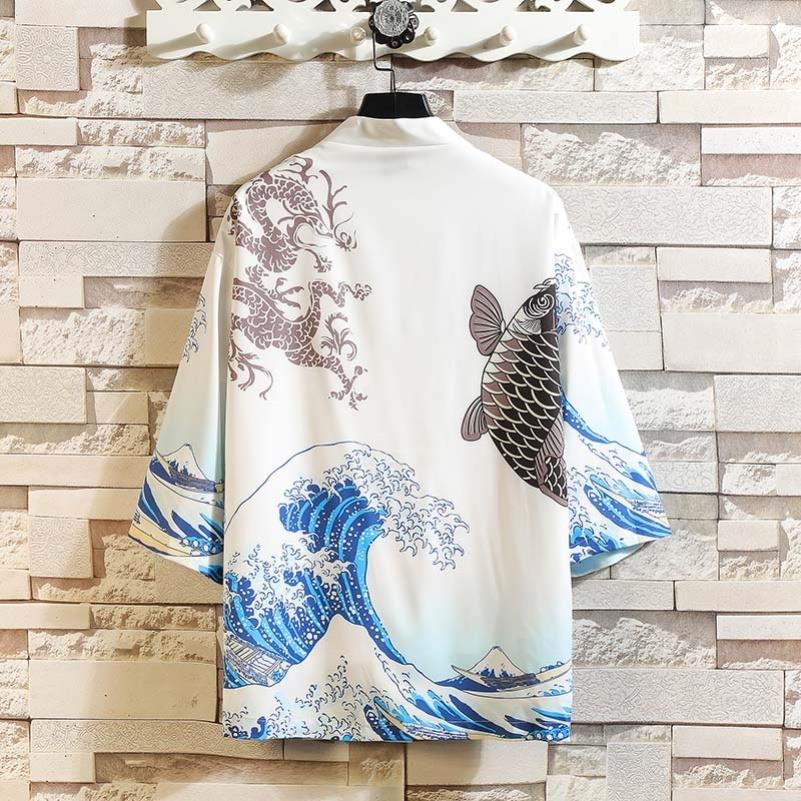 Men's Chinese Style Ice Silk Taoist Robe: Trendy Three-Piece Hanfu Tang Suit for Summer