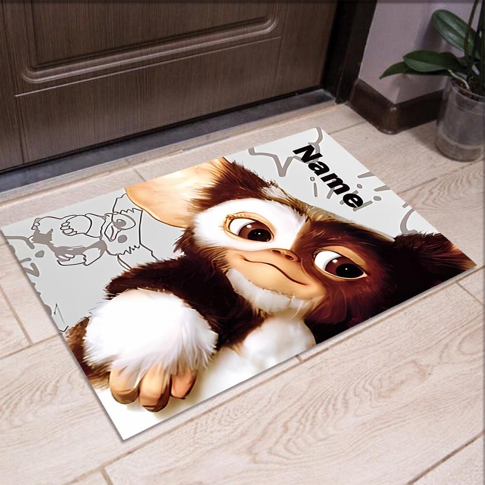Custom Name Gremlins Printed Carpet,Rug for Office Chair Living Room Bedroom Kitchen Room Decor Gifts.