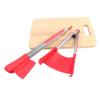One-piece Silicone Food Tong High Temperature Resistant Food Clamp Kitchen Utensil