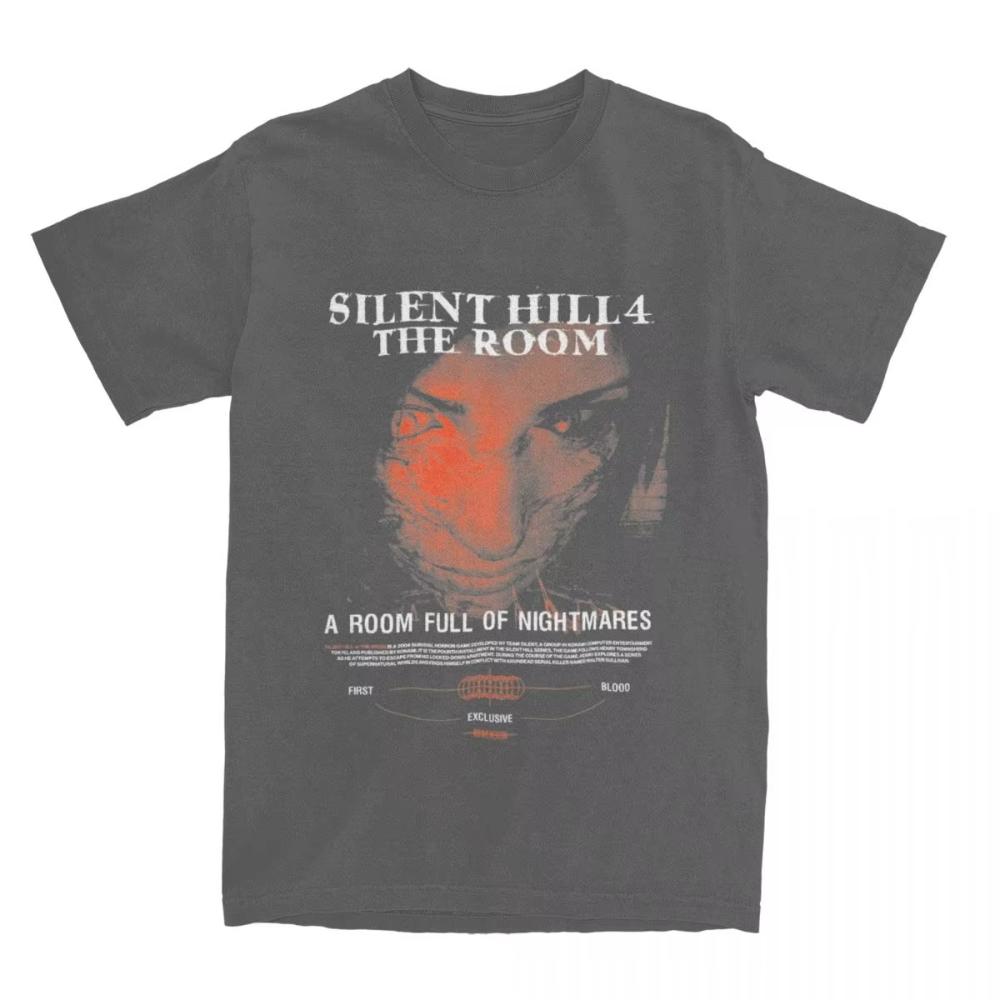 Silent Hill 4 TShirts Couple Horror Video Games Vintage Cotton TShirts Summer ONeck Fashion Tee Shirt Logo Oversized Tops