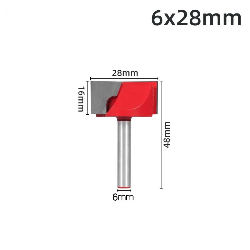 1 Stück 6/8mm Schaft Reinigungsboden Gravur Fräser Holzbearbeitungswerkzeug Vollhartmetall Holzfräser Schaftfräser 8/22/28/32mm