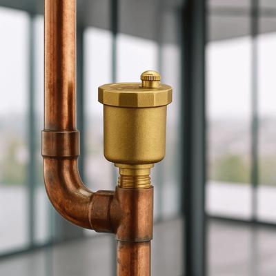 Messing Material Automatisches Entlüftungsventil Automatischer Betrieb Standard Außengewinde Entlüftungsventil Verteilerverteilerstück