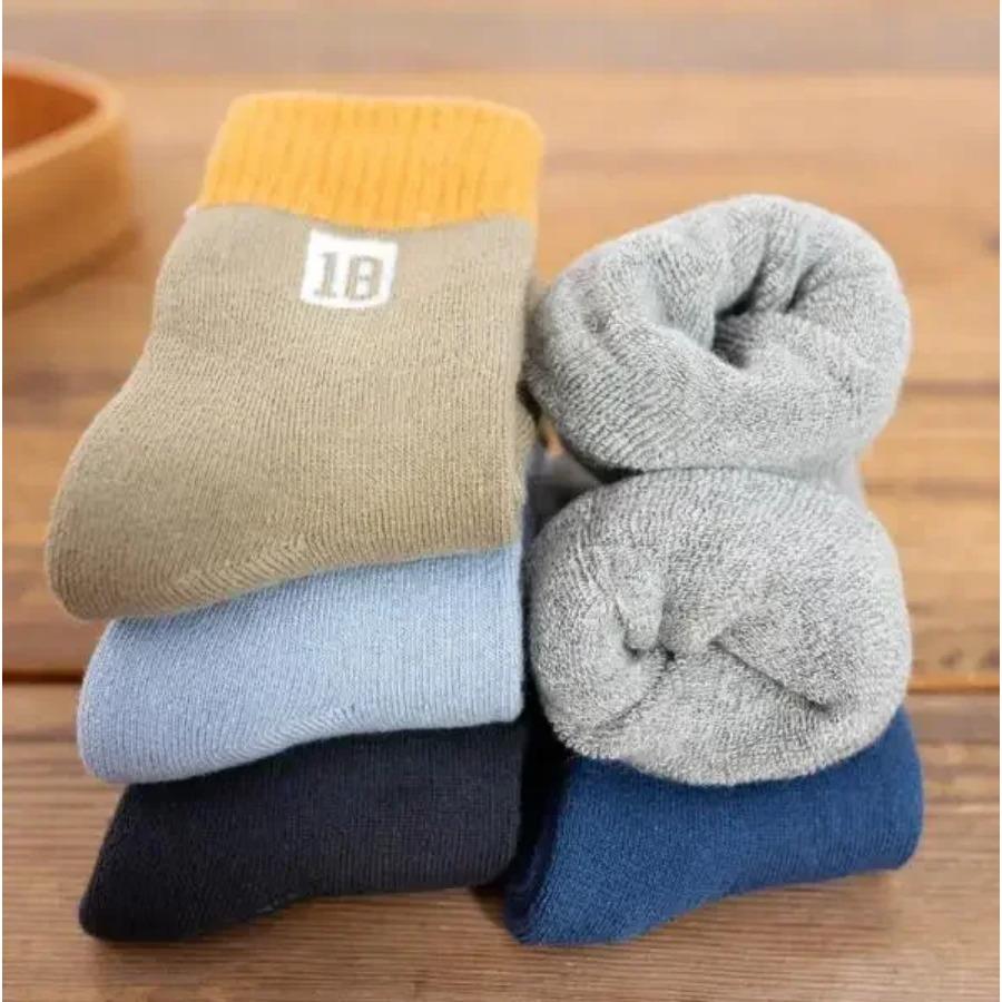 

5 Pairs Autumn Winter New Style Children s Socks Mid-high Long Cartoon Design Boys Girls Baby Cartoon Socks Wholesale L(8-12 Years)