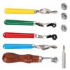 5Pcs Leather OverStitch Marking Wheel Handcrafted Scribe Point Make Tool Sewing Spacer