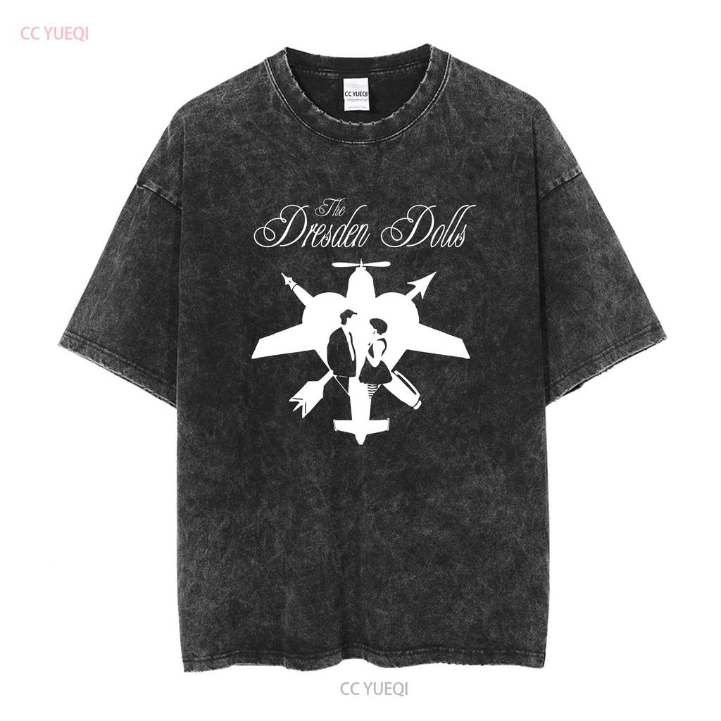 Camiseta The Dresden Dolls tendencia hoT Navidad vintage Lavada Ligeramente hombre ropa de diseñador Transpirable
