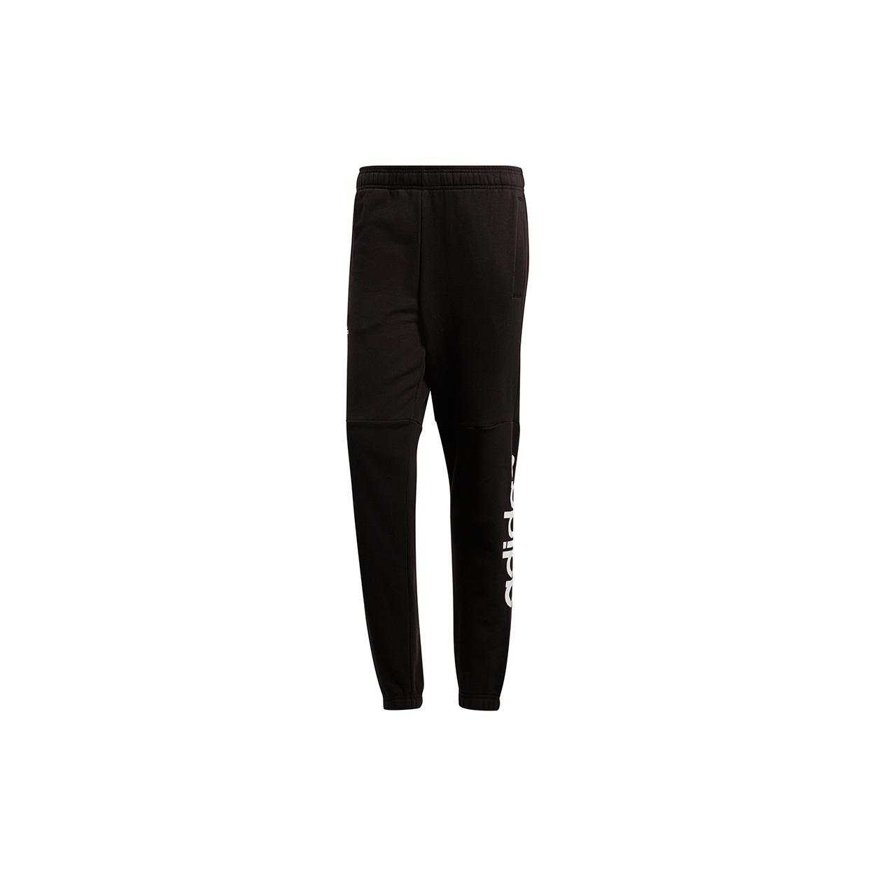 adidas Casual Sports Alphabet Printing Bundle Feet Long Pants Black Men s BQ9090 L