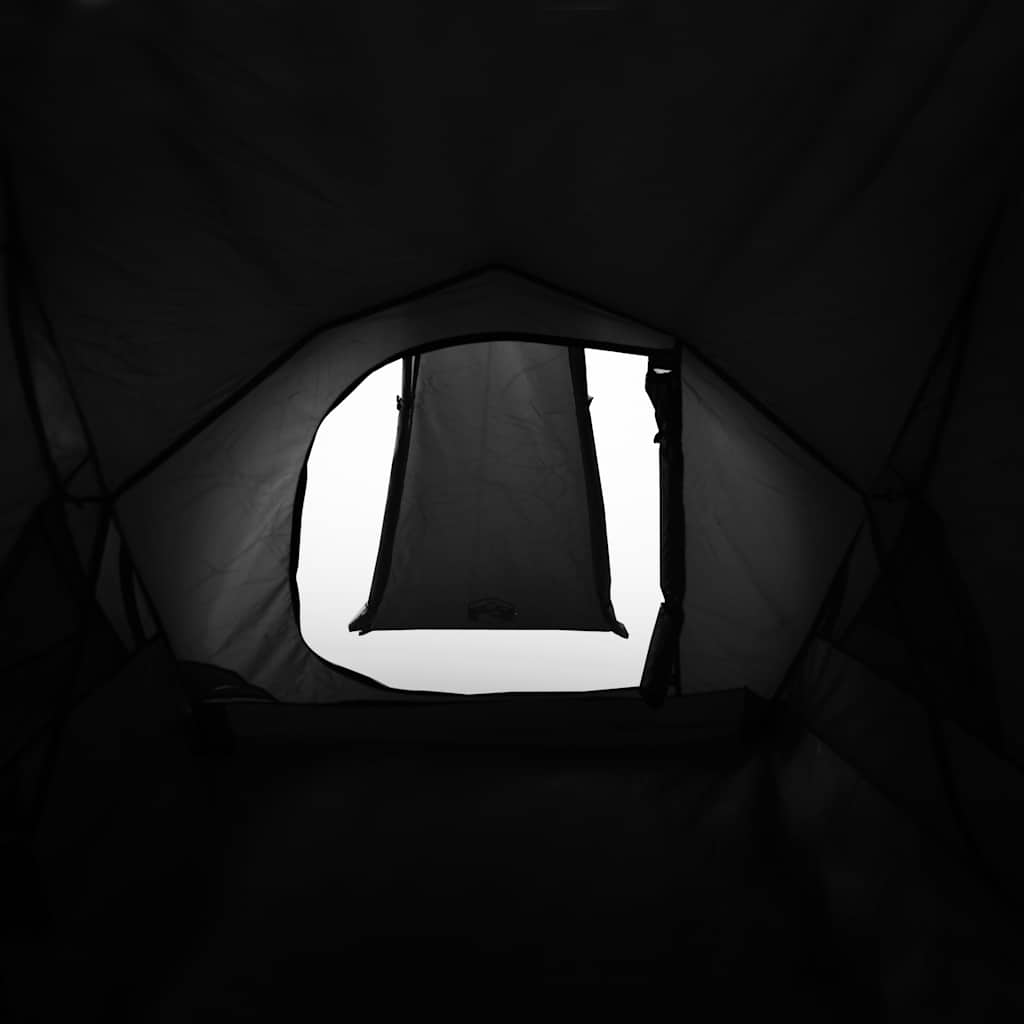 Dome Camping Tent for 2 Persons White & Dark Waterproof