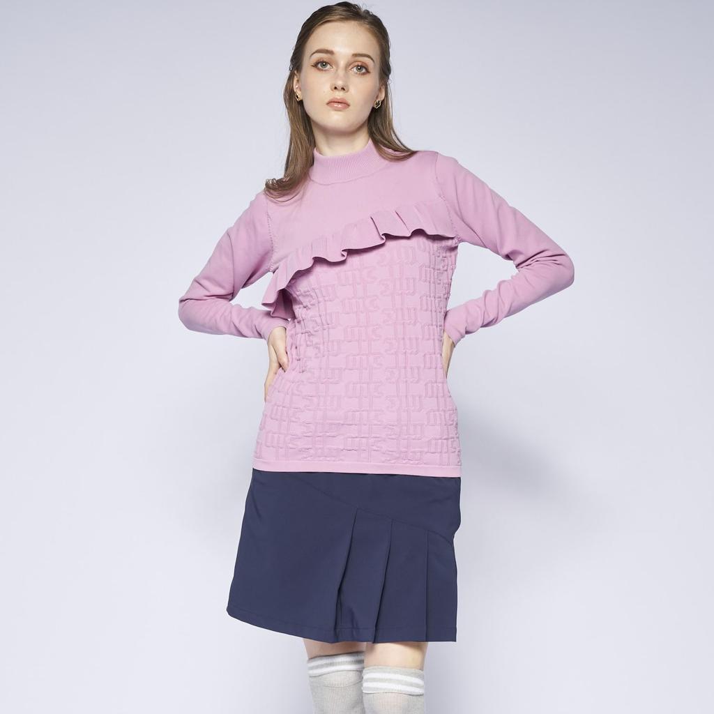 Marie Claire Women's Long Sleeve Knit with Front Frills (733771)