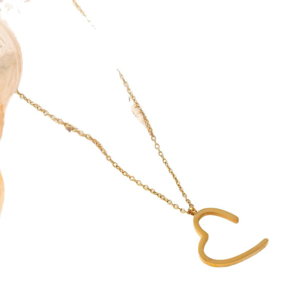 18K Gold Plated Titanium Steel Necklace for Women - Colorfast, Luxurious & Versatile Clavicle Chain