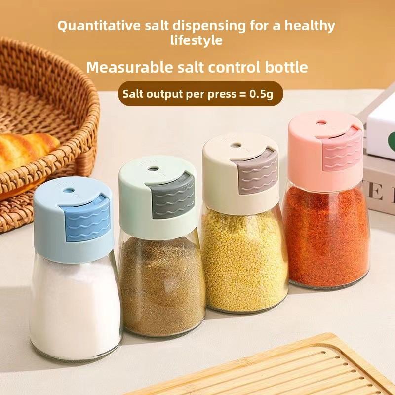 Press-to-dispense Sealed Moisture-proof Seasoning Bottle for Domestic Kitchens