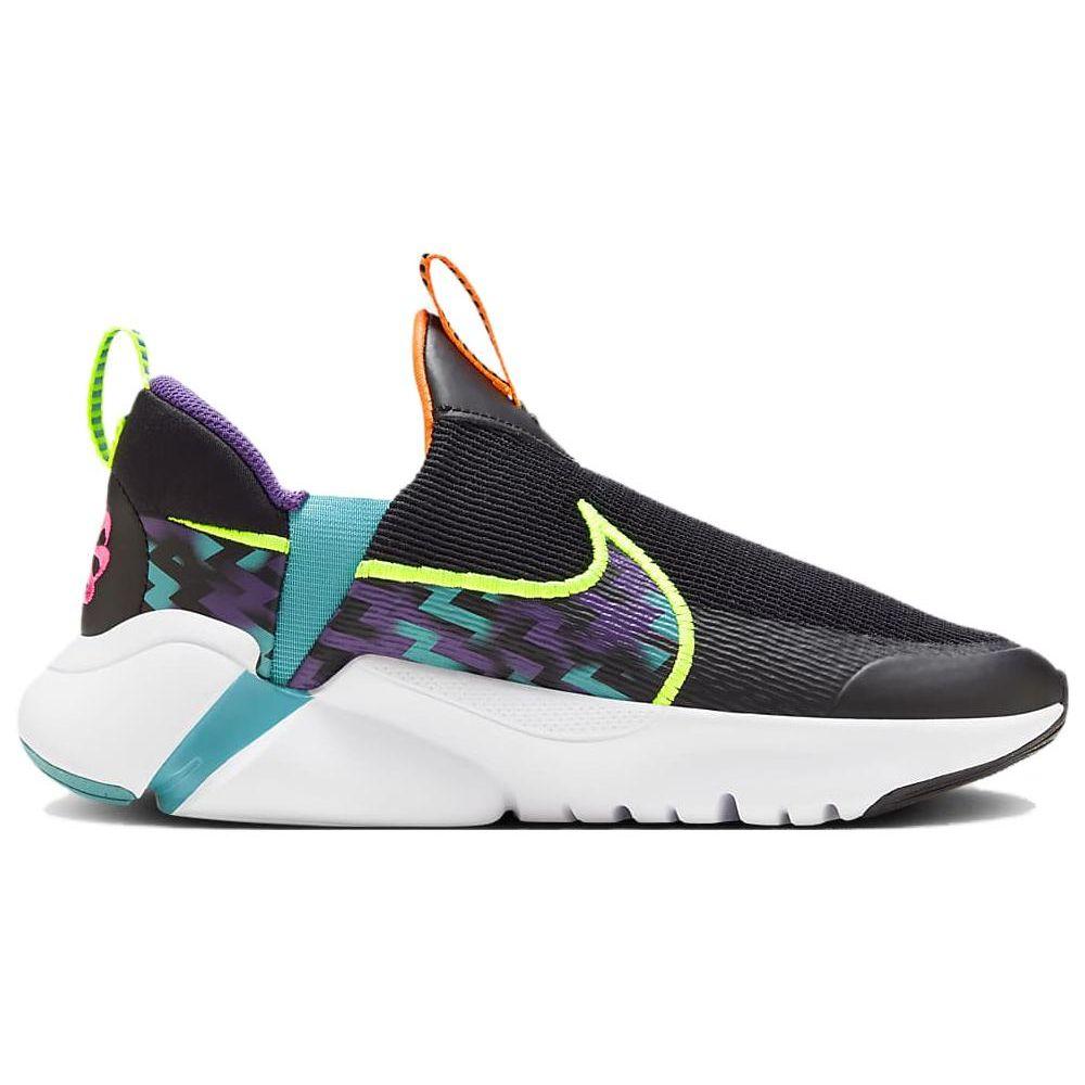Nike Flex Plus 2 Next Nature SE GS Black Nebula Blue Kids Sneakers Dream-Purple Fluorescent-Yellow FB2354-001