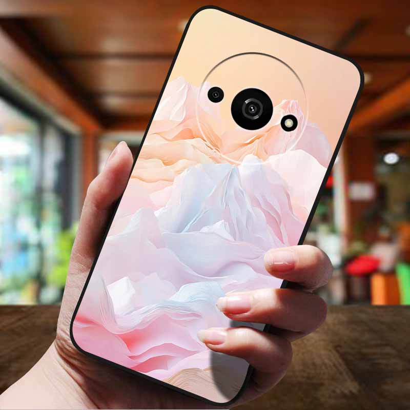 Für Xiaomi Redmi A3 Hülle Niedliche Cartoon Anti-Klopfen Silikon Weiche TPU Rückseite für Redmi A3 pro 4G Handyhülle A 3 RedmiA3 Funda