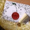 100pcs Octagon Red Sealing Wax Beads Retro Seal Stamp Beaded for Wedding Birthday Card Vintage Craft Envelope Letter Decor