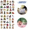 50-teiliges wasserfestes PVC-Aufkleber-Set mit einzigartigen Internet-Promi-Emoticon-Designs