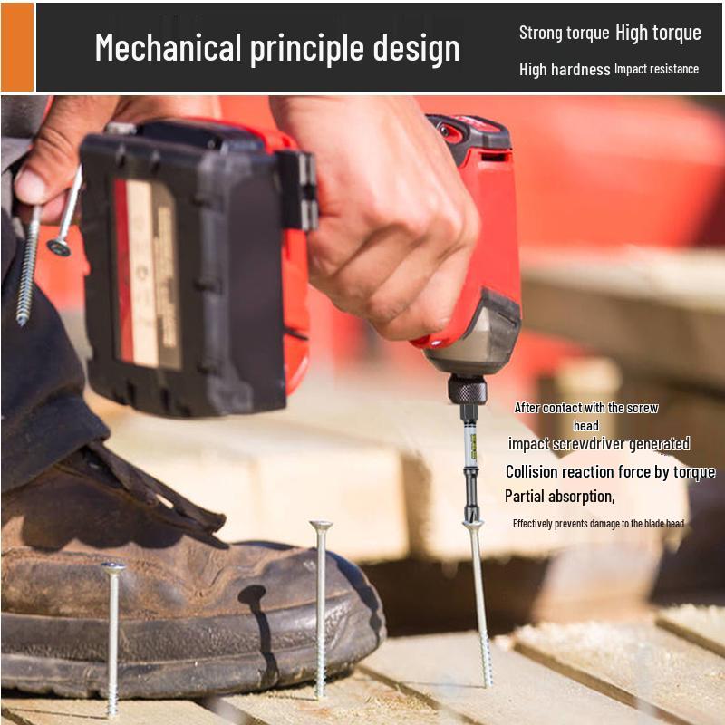 Nunchucks D2 Series Magnetic Alloy Steel Phillips Drill Bit - High Hardness & Impact Resistant