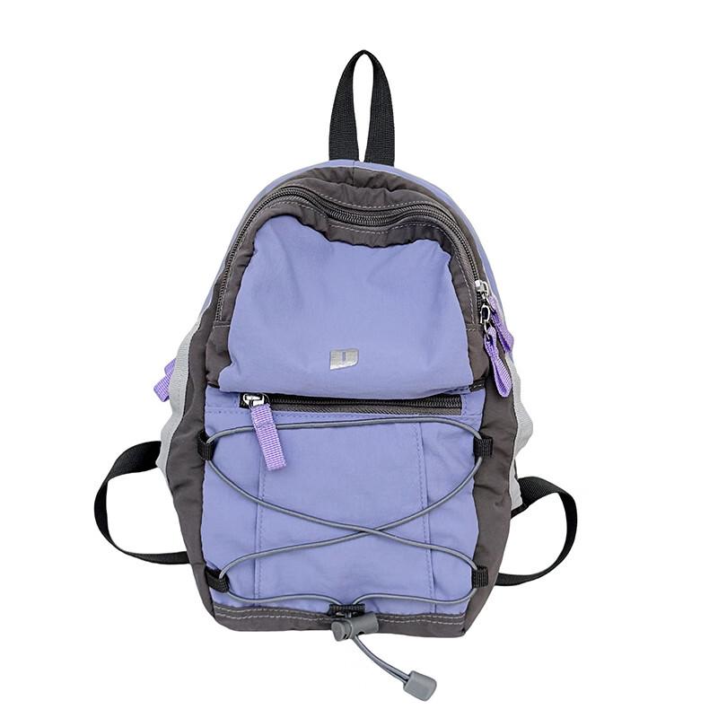 Мини-рюкзак для улицы в стиле колор-блок