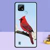 Cardinal Red Bird Case For Realme 13 10 11 12 14 Pro Plus C75 C67 C61 C55 C53 C51 C35 C21Y C25S GT 7 Pro 6 6T