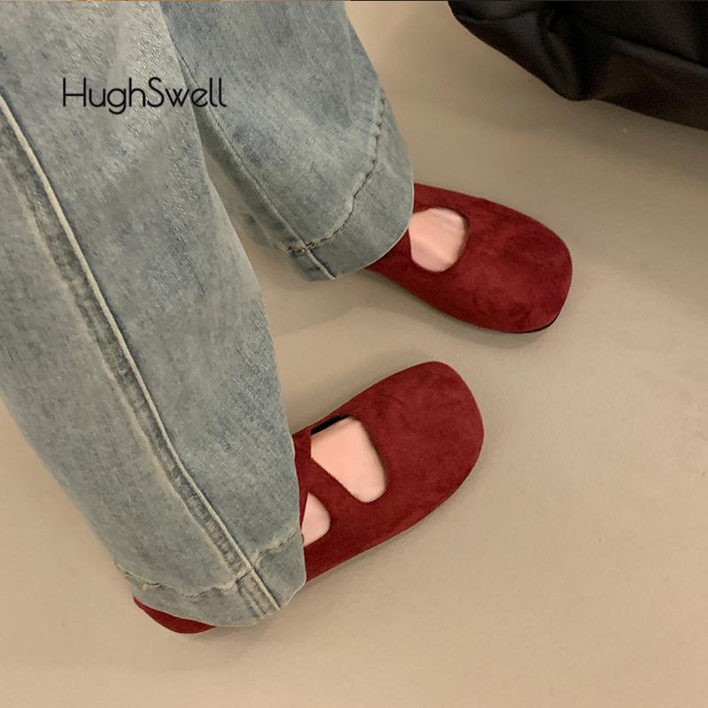 Fashion Brand Design Leopard Print Ballet Flat Woman Cross Buckle Strap Mary Jane Shoes Ladies Autumn Casual Faux Suede Shallow Loafers