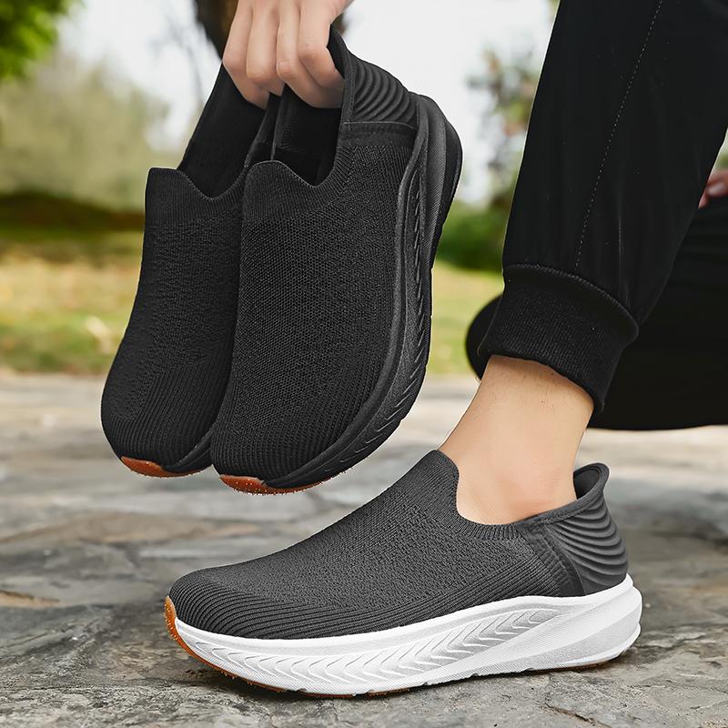 TUINANLE Barefoot Shoes Men Wide Toe  Flats Shoes Classic Slip-On Loafers Men Lightweight Breathable Driving Sneakers