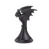 Gothic Style Night Elf Candlestick Ornament Bat Wolf Crow Owl Shape Resin Fireplace Candle Accent Hotel Room Decor