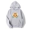 Cute Owl Print Hoodies  Teens Loose Sport Wear Gym Tops