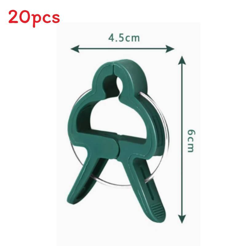 Gardening Fixing Clips Set With Ties For Home Plant Support And Climbing Vegetables