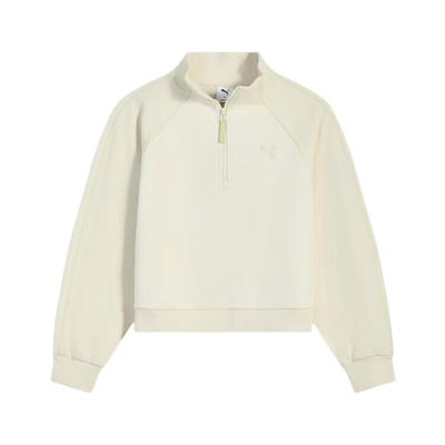 FW25 Casual Outdoorist HZ Crew FL Ciepły polar na podczerwień Luźna sportowa bluza z długim rękawem zapinana na pół zamek damska bluza 635727-87