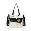 Contrast Large Capacity Tote Bag Student Crossbody Bag Girls Star Print Shoulder Bag