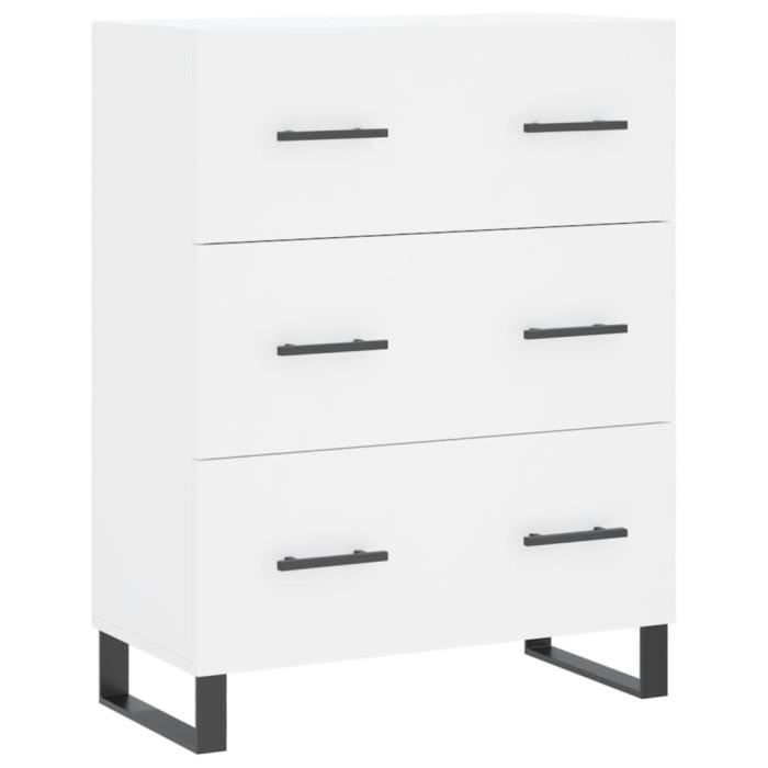 VidaXL White Buffet 69.5x34x90 Cm Engineered Wood 827876
