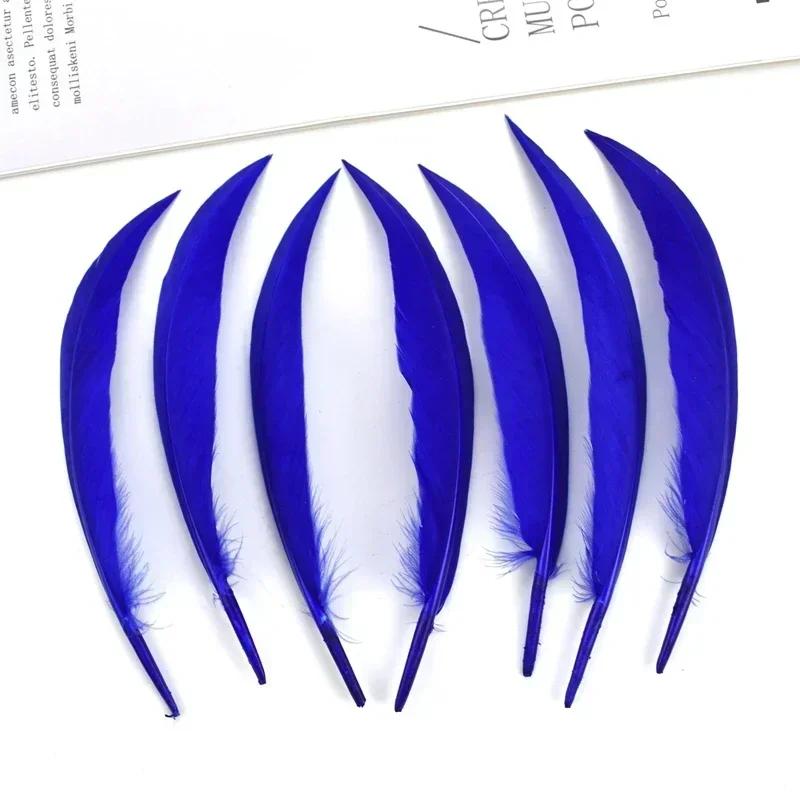 Curved Bent Duck Feathers for Crafts Dream Catcher Goose Wing Feather Decor Jewelry Making Carnaval Handicraft Party Accessories