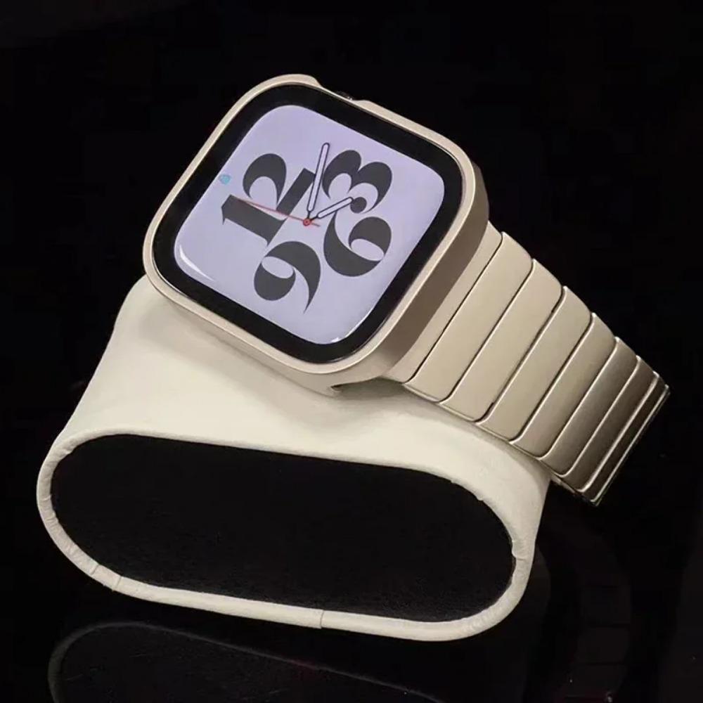 Link Bracelet Correa For Apple Watch Ultra 3 2 Band 49mm 11 10 9 8 7 6 Se 45mm 41 44 Stainless Steel Strap for Iwatch 42mm 46mm