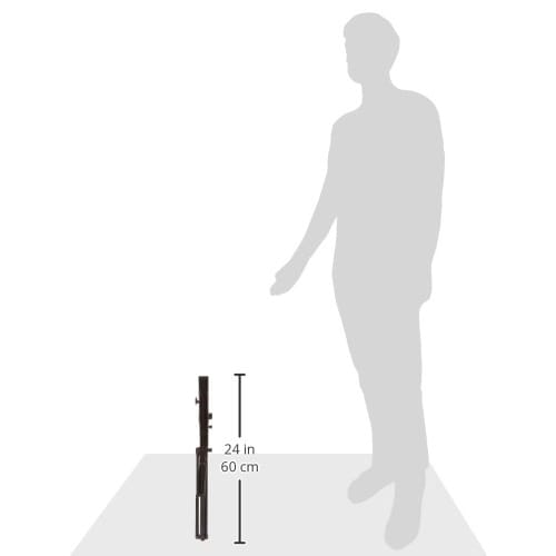 Berkeley MS-200N Lightweight Steel Music Stand, Black, with Bag