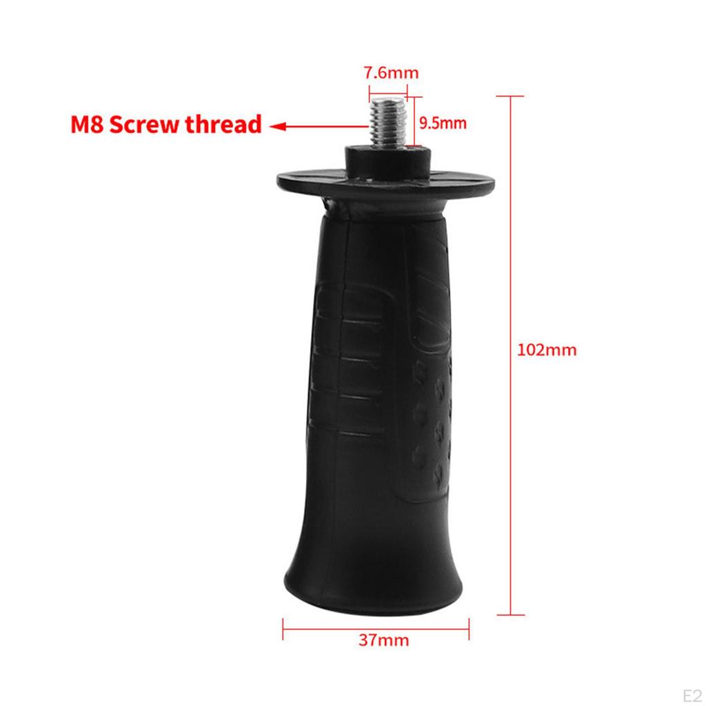 Portable Angle Grinder Handle Shock Absorbing Attachment Auxiliary Non Slip Thread Parts Sander