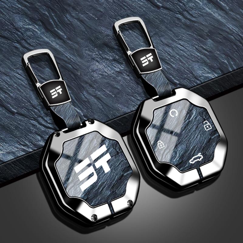 Custodia Chiave Auto per Chery Jetour T2 Traveler Traveller Pro 2023 2024 Guscio Copri Telecomando Portachiavi Fob Accessori Interni