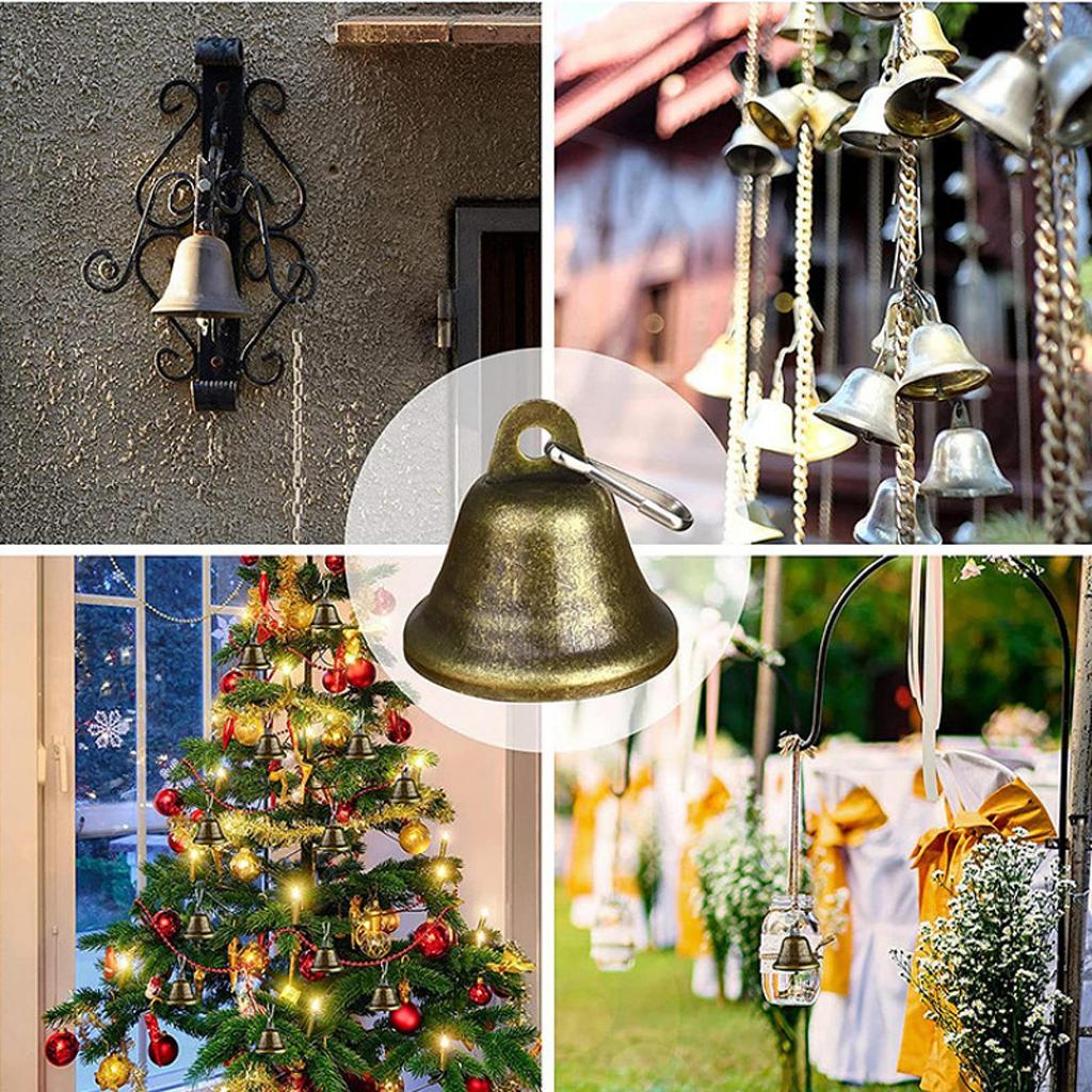 Bronze Small Bells Hanging Craft Bell DIY Pendant Retro Design for Festival Sewing Decoration