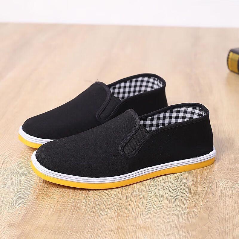Men's Low-Top Cloth Shoes with Beef Tendon Sole