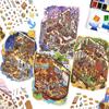 3D Little Corner Van Gogh Studio Landscape Sticker DIY  Pocket Cabin  Scene Halloween Children's Toys Gifts