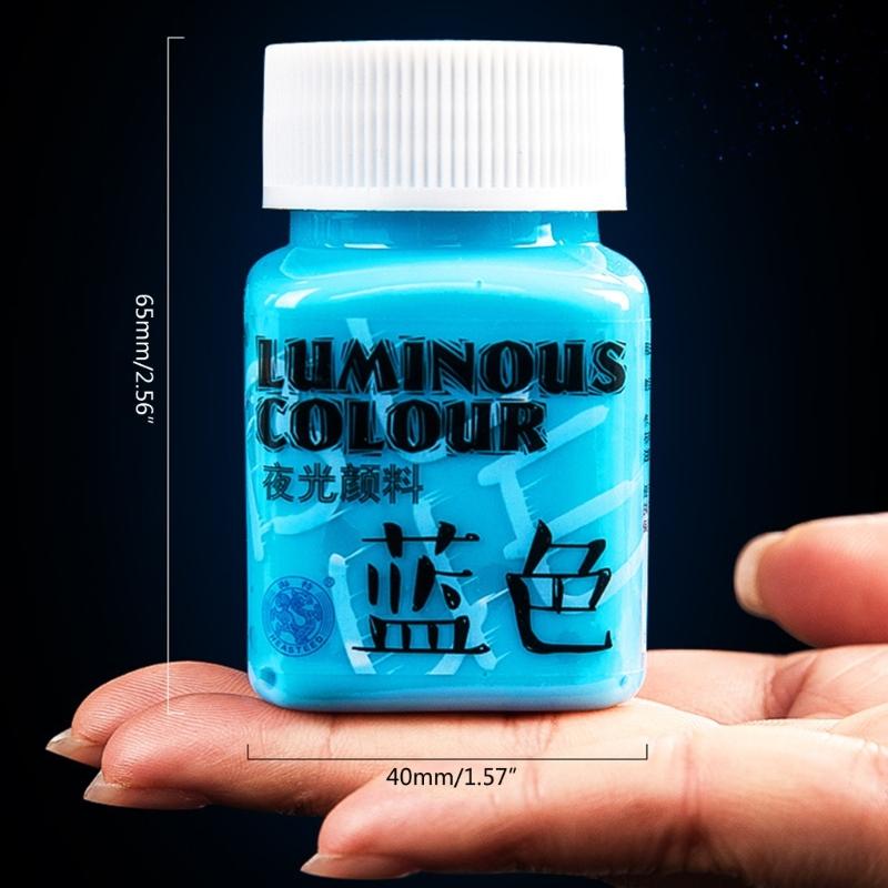 Glow in the Dark Paint,Acrylic Paint for Decorations,Art Painting Rich Pigments