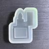 Resin Silicone Molds Quicksand Casting Molds Epoxy Resin Shaker Mold for Jewelry DIY Crafts Making Resin Pendant Mold