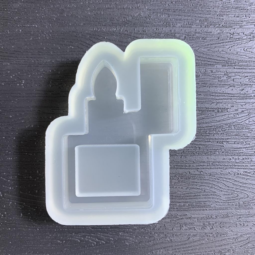 Resin Silicone Molds Quicksand Casting Molds Epoxy Resin Shaker Mold for Jewelry DIY Crafts Making Resin Pendant Mold