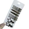 8 Pezzi Fermagli Metallici per Capelli da Donna Fermagli Brillanti con Strass per Styling Frange Laterali Accessori Quotidiani da Festa