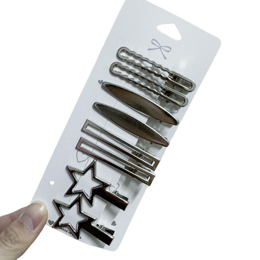 8 Pezzi Fermagli Metallici per Capelli da Donna Fermagli Brillanti con Strass per Styling Frange Laterali Accessori Quotidiani da Festa