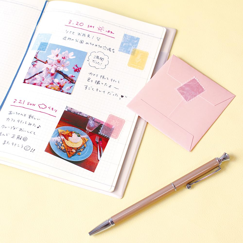 Labo Clip Masking Mellow Days Stamp-Shaped Tape, Mimosa, A24-MDKM-MM