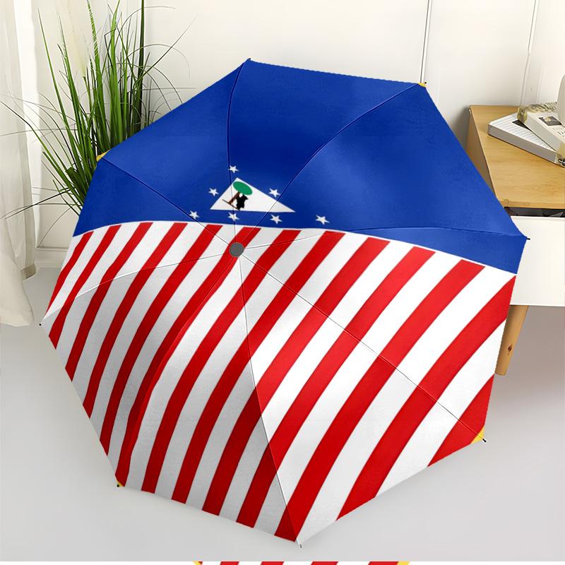football club Print Automatic Open Close Umbrella, Portable Foldable Umbrella, for Outdoor Commute Camping Trip, Ideal Birthday Gift