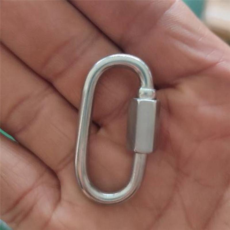 Good-4MM Quick Connect, D-Link,Heavy Duty Stainless Steel Quick Connect For Hammocks, Camping And Outdoor Equipment (30Pcs)